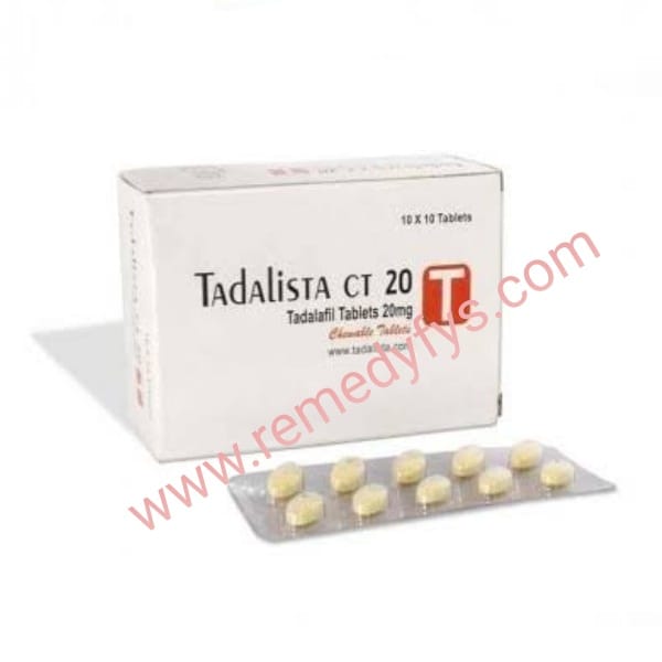 Tadalista CT 20 mg (Tadalafil Chewable tablet)